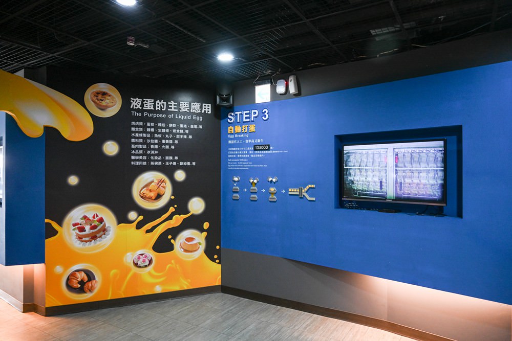 嘉義觀光工廠推薦｜勤億蛋品夢工場 蛋捲DIY 認識好蛋 品嚐滴雞精 工廠實境秀 蛋品科技親子旅行