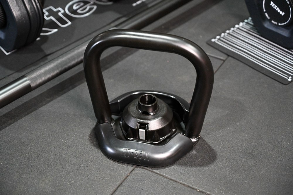 健身器材開箱 | Tixteel-XT-GRIP(23公斤組) 快鎖組合式啞鈴+長槓轉換套件+壺鈴轉換器，可調式啞鈴居家健身，新手用到變老手!