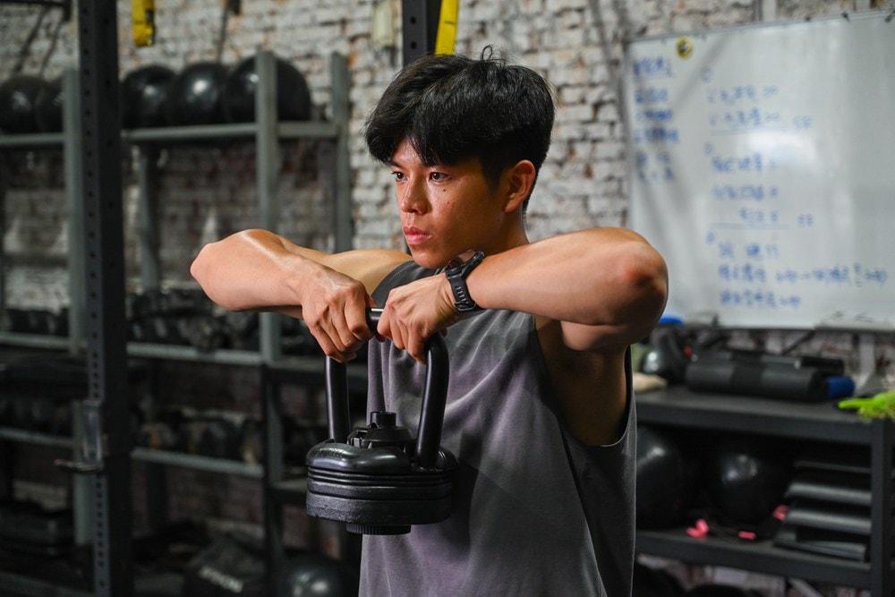 健身器材開箱 | Tixteel-XT-GRIP(23公斤組) 快鎖組合式啞鈴+長槓轉換套件+壺鈴轉換器，可調式啞鈴居家健身，新手用到變老手!