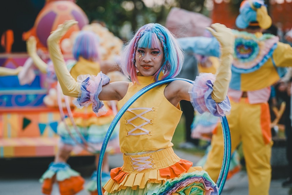 屏東縣民公園 友丸的巡夢大遊行_On.P.Young 紅鼻子馬戲團 活動紀錄