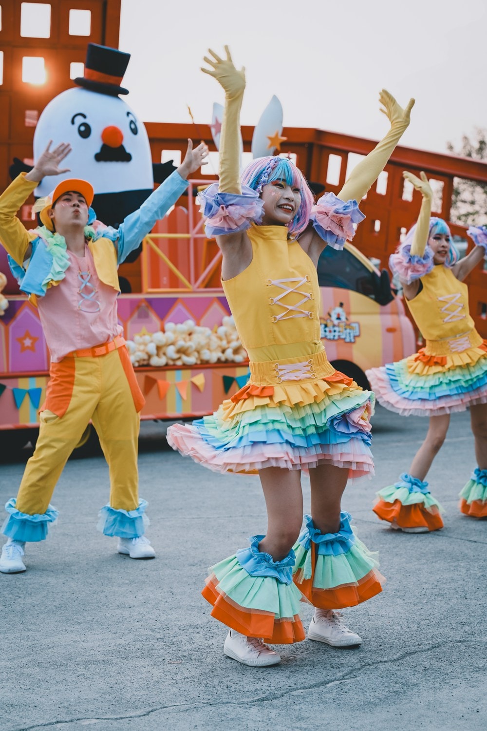 屏東縣民公園 友丸的巡夢大遊行_On.P.Young 紅鼻子馬戲團 活動紀錄