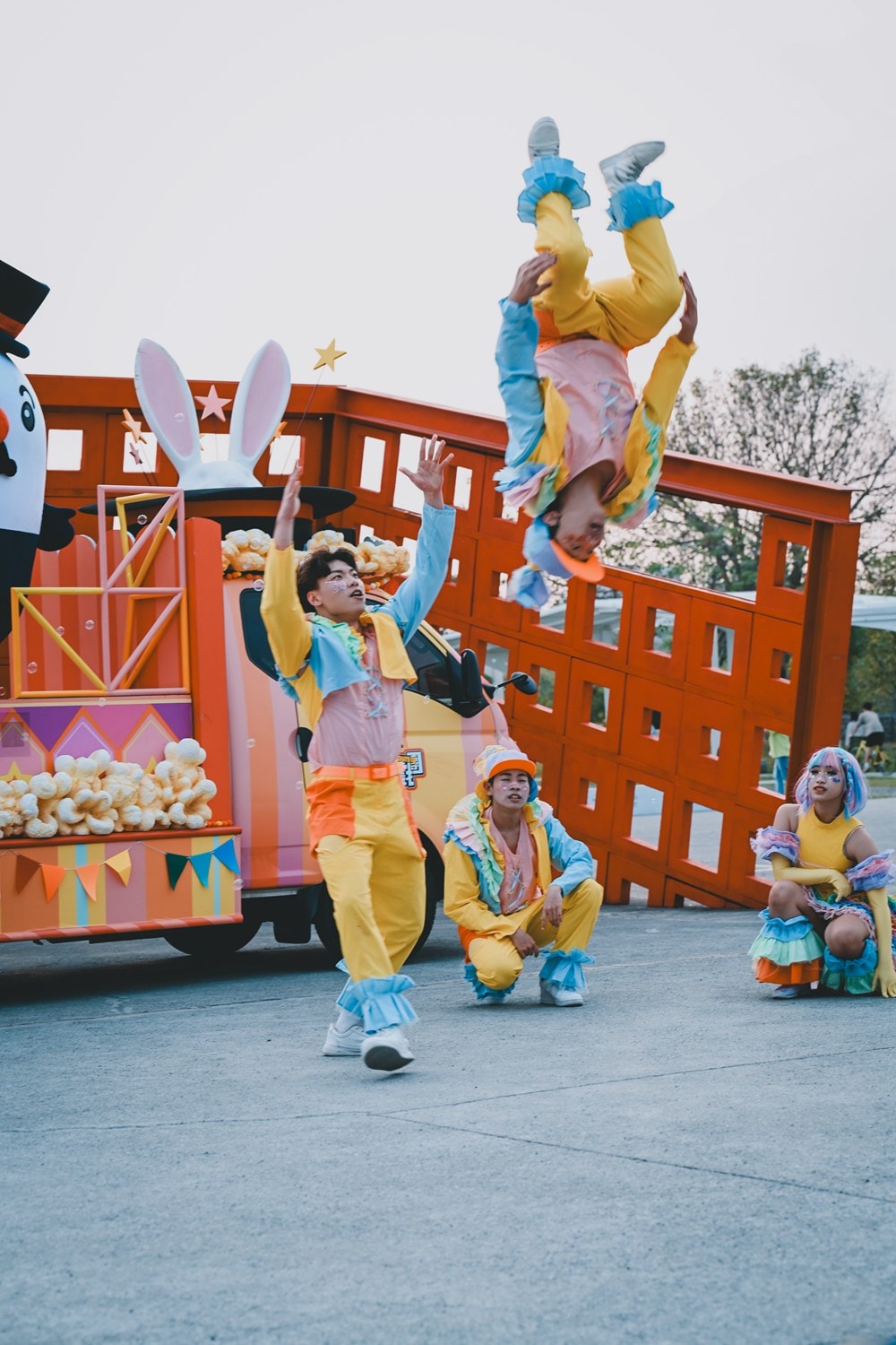 屏東縣民公園 友丸的巡夢大遊行_On.P.Young 紅鼻子馬戲團 活動紀錄