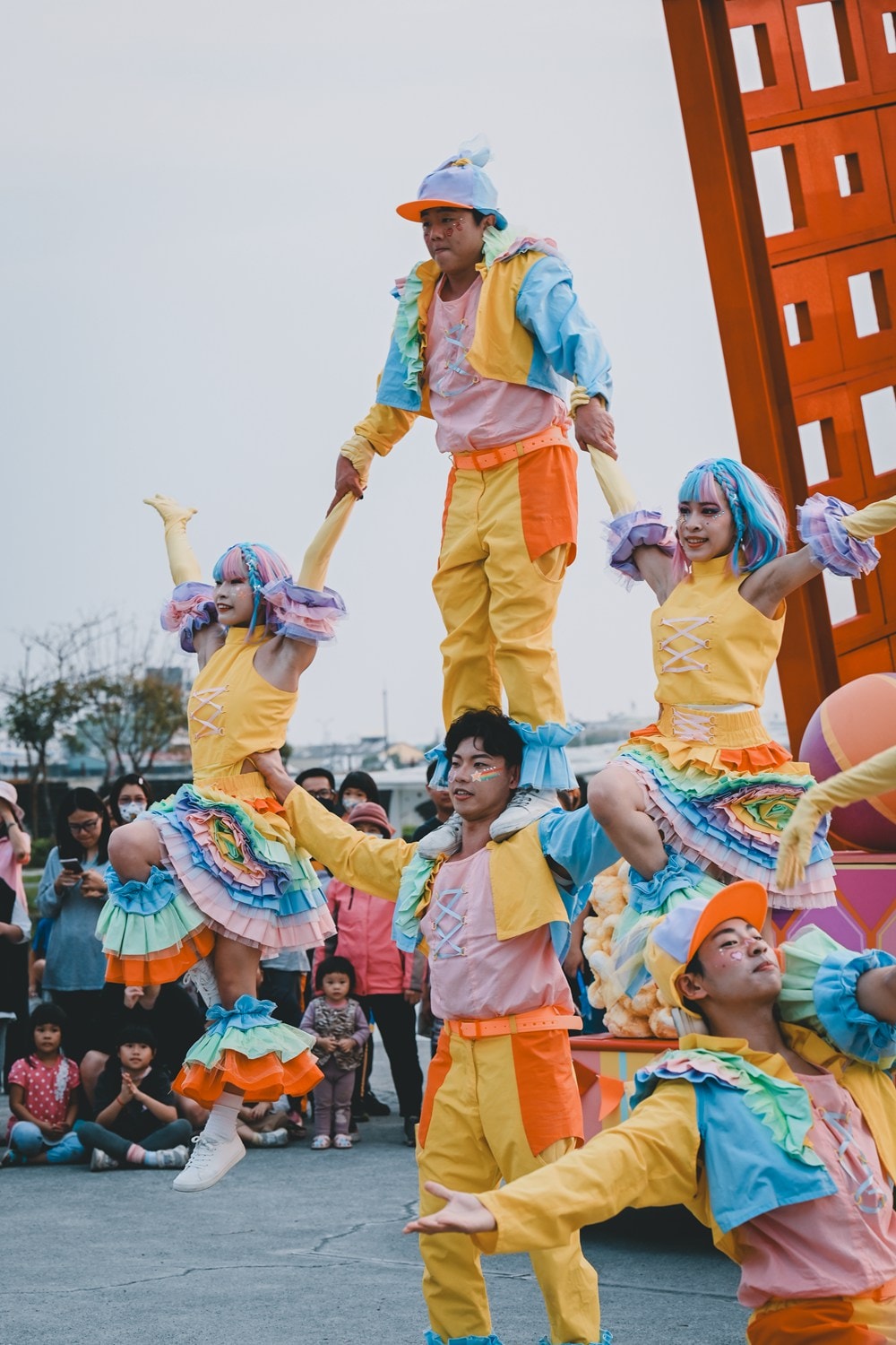 屏東縣民公園 友丸的巡夢大遊行_On.P.Young 紅鼻子馬戲團 活動紀錄