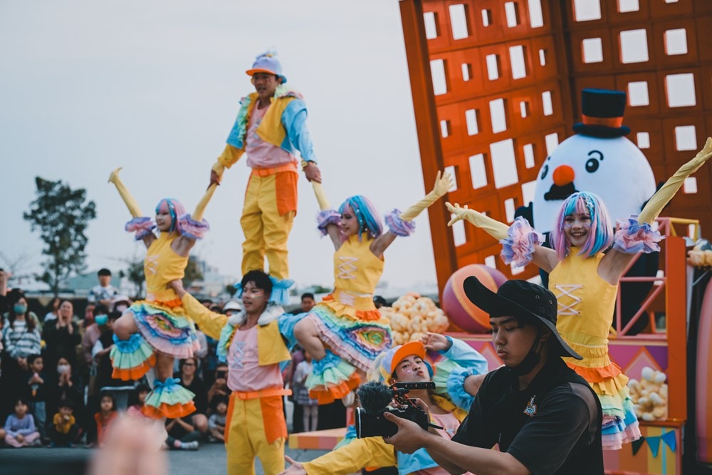 屏東縣民公園 友丸的巡夢大遊行_On.P.Young 紅鼻子馬戲團 活動紀錄