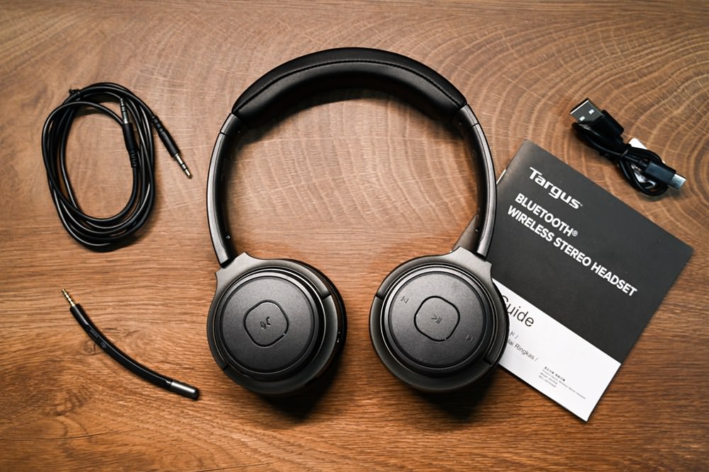 無線耳機麥克風推薦｜Targus AEH104 藍芽無線耳機麥克風 立體聲高質感